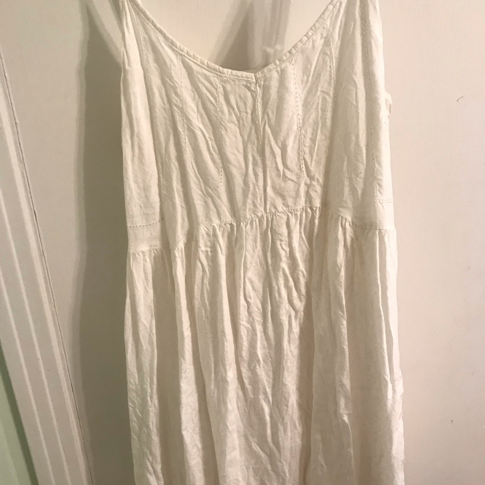 White Flowy Billabong Dress